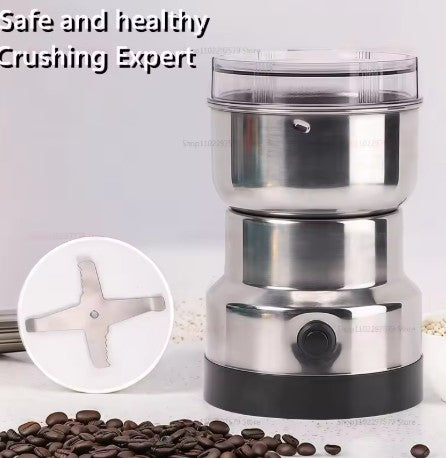 Golden oval Habesha coffee table set with extra electric stove, stove holder and electric coffee grinder